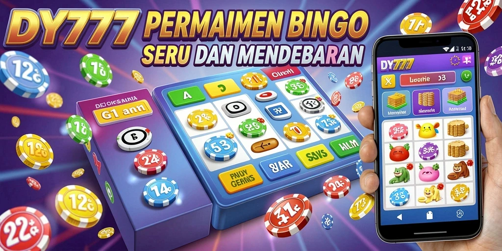 Tampilan screenshot utama DY777 menampilkan gameplay Bingo yang seru dan interaktif.