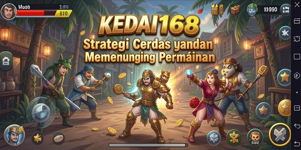 Tampilan gameplay KEDAI168 yang menarik dan menantang.