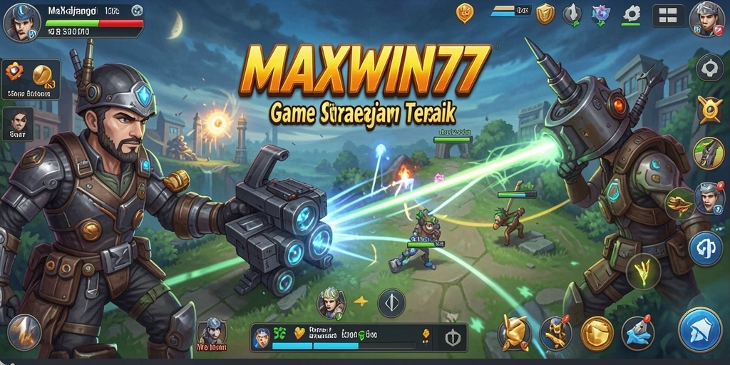 Tampilan menarik dari gameplay <strong>MAXWIN77</strong> dalam aksi strategi.
