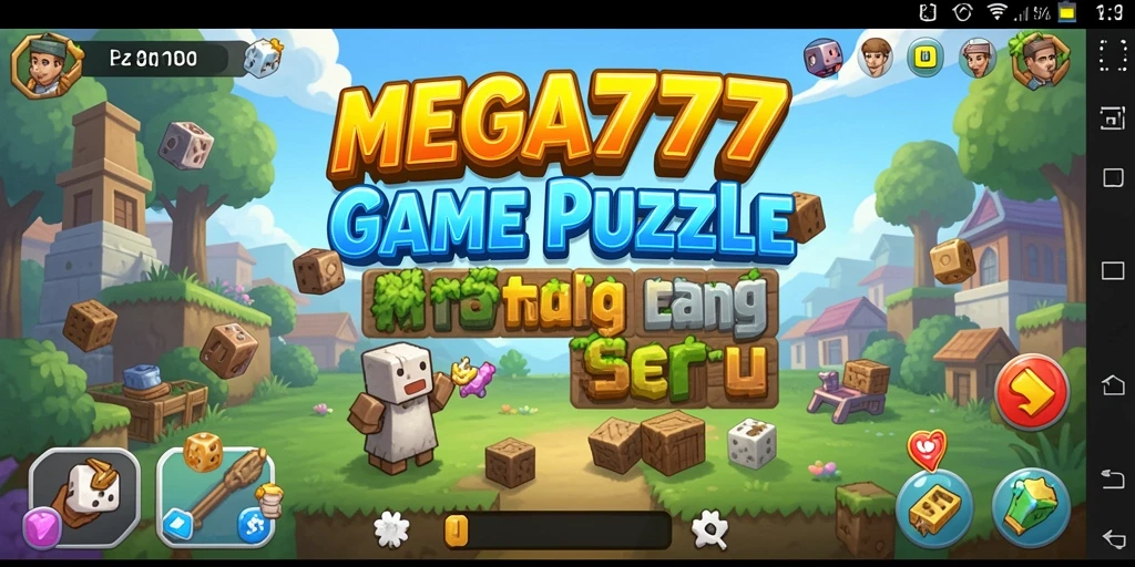 Tangkapan layar MEGA777 yang menampilkan gameplay Puzzle yang mendebarkan.