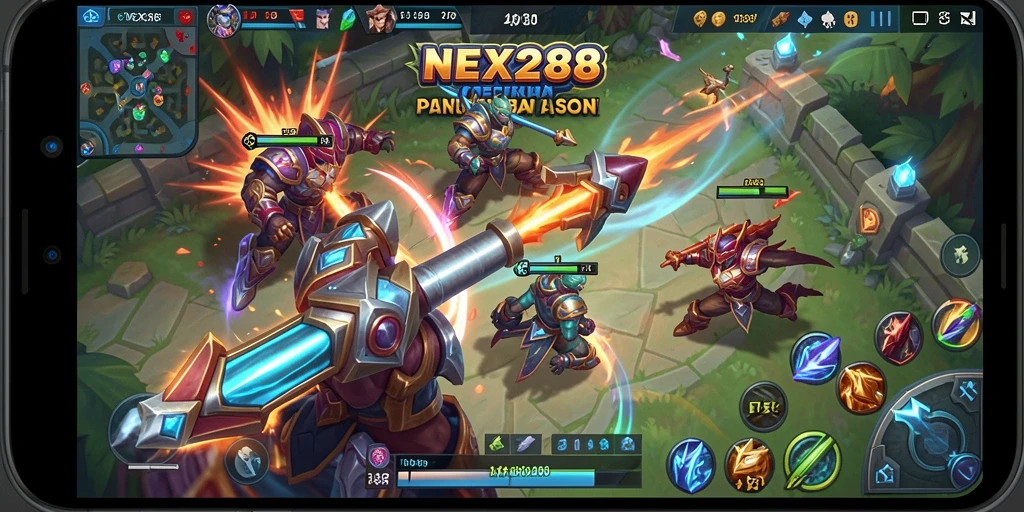 Gameplay seru dan intens di NEX288 dengan strategis tim.