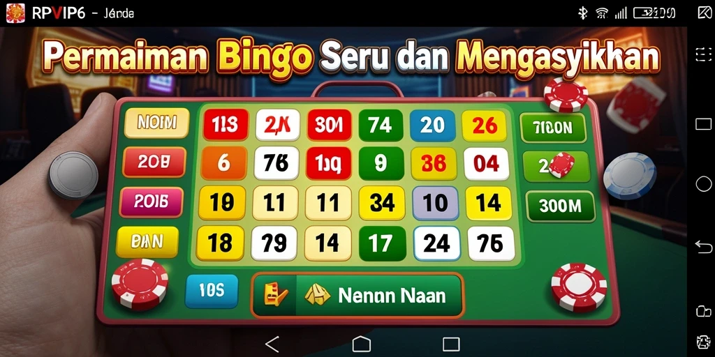 Tangkapan layar RPVIP6 menampilkan gameplay Bingo yang mendebarkan.